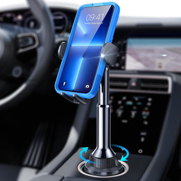 Cup Holder Car Phone Holder No Shaking Cup Phone Holder for Car Mount Rock Solid Car Phone Holder, Trucks, Suvs, Compatible with Iphone 16 15 14 13 plus Pro Max Samsung S25 All 4-7''